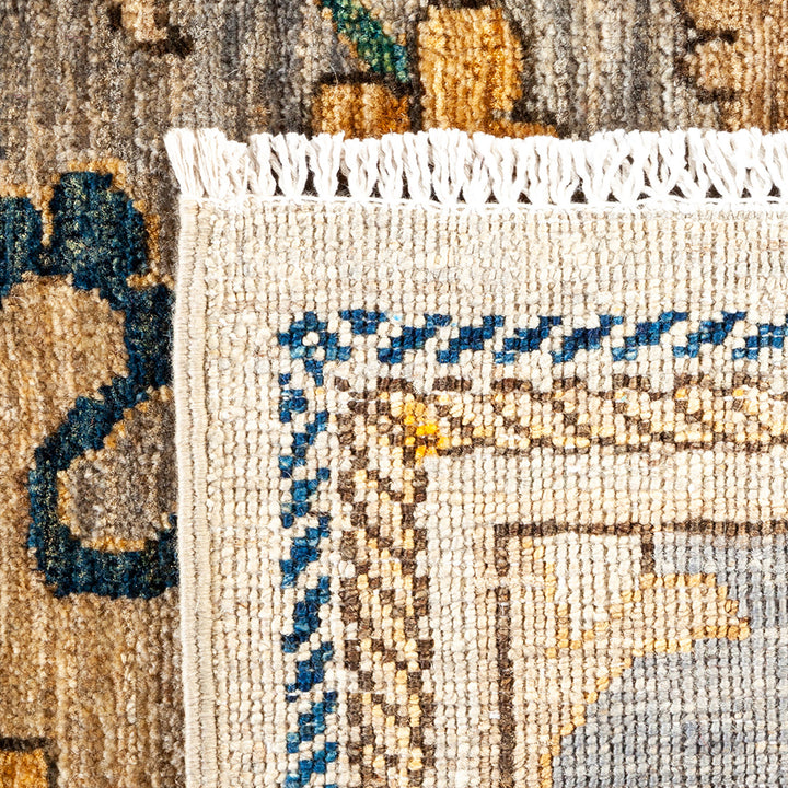 Serapi, One-of-a-Kind Hand-Knotted Area Rug - Gray, 8' 8" x 11' 8" Default Title