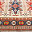 Tribal, One-of-a-Kind Hand-Knotted Area Rug - Ivory, 4' 0" x 6' 0" Default Title