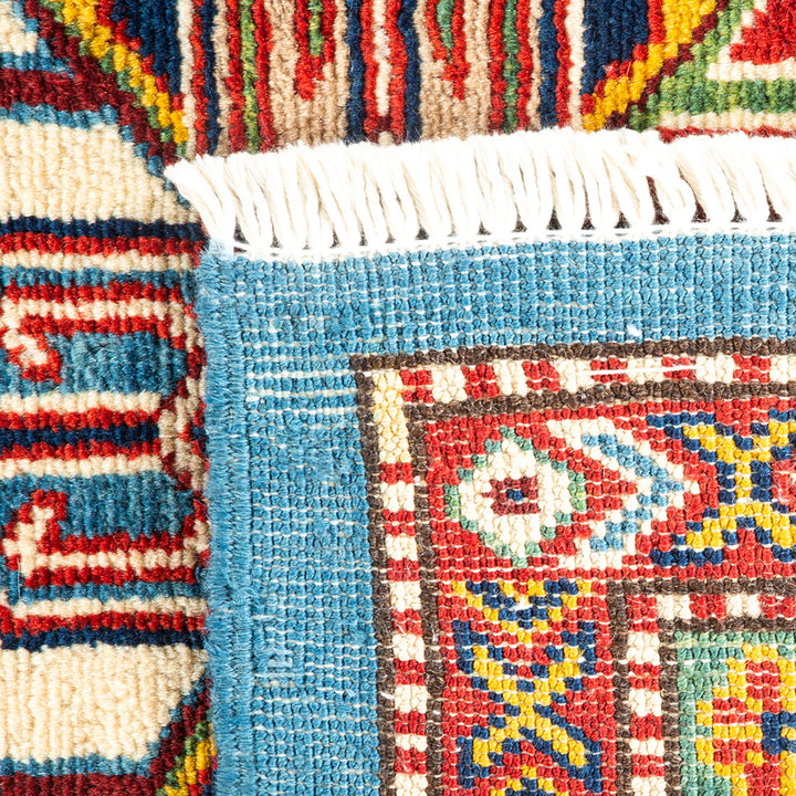 Tribal, One-of-a-Kind Hand-Knotted Area Rug - Blue, 5' 10" x 8' 6" Default Title