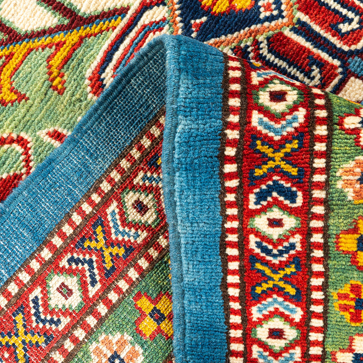 Tribal, One-of-a-Kind Hand-Knotted Area Rug - Blue, 5' 10" x 8' 6" Default Title