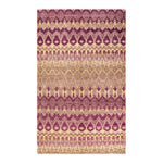 Modern, One-of-a-Kind Hand-Knotted Area Rug - Purple, 6' 2" x 9' 10" Default Title