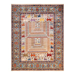 Serapi, One-of-a-Kind Hand-Knotted Area Rug - Ivory, 6' 7" x 8' 4" Default Title