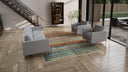 Multicolored Modern Wool Rug - 8'1" x 10'