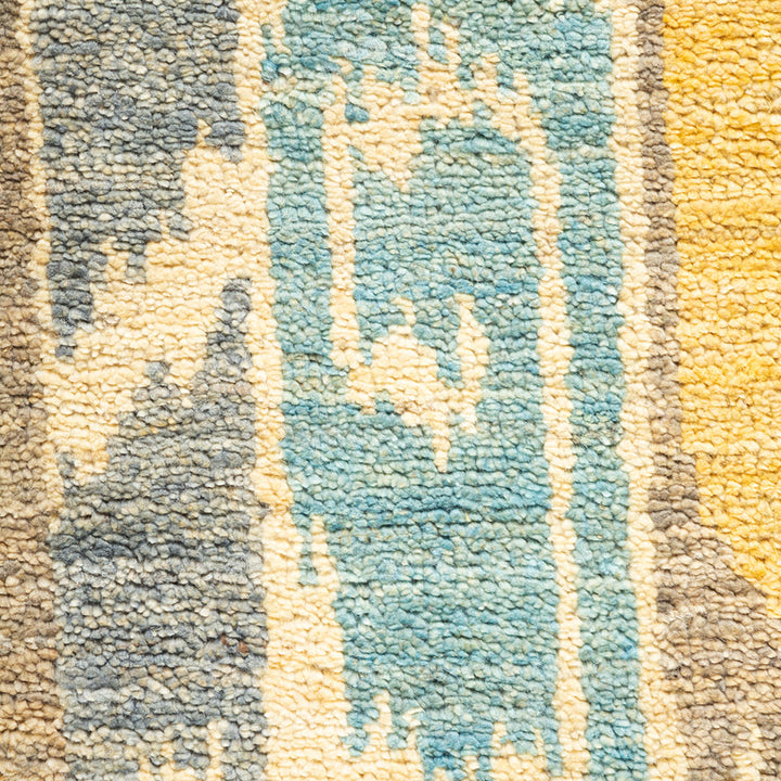 Modern, One-of-a-Kind Hand-Knotted Runner Rug - Ivory, 2' 9" x 15' 5" Default Title