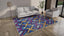 Blue Modern Wool Rug - 8'3" x 10'