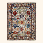 Serapi, One-of-a-Kind Hand-Knotted Area Rug - Light Gray, 5' 3" x 7' 0" Default Title