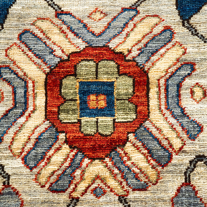Serapi, One-of-a-Kind Hand-Knotted Area Rug - Light Gray, 5' 3" x 7' 0" Default Title