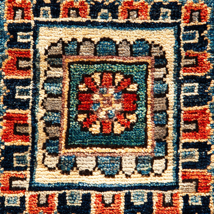 Serapi, One-of-a-Kind Hand-Knotted Area Rug - Light Blue, 4' 1" x 6' 2" Default Title