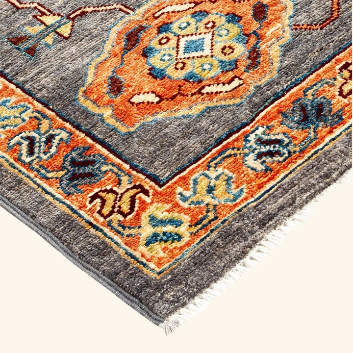 Serapi, One-of-a-Kind Hand-Knotted Area Rug - Gray, 5' 9" x 7' 10" Default Title