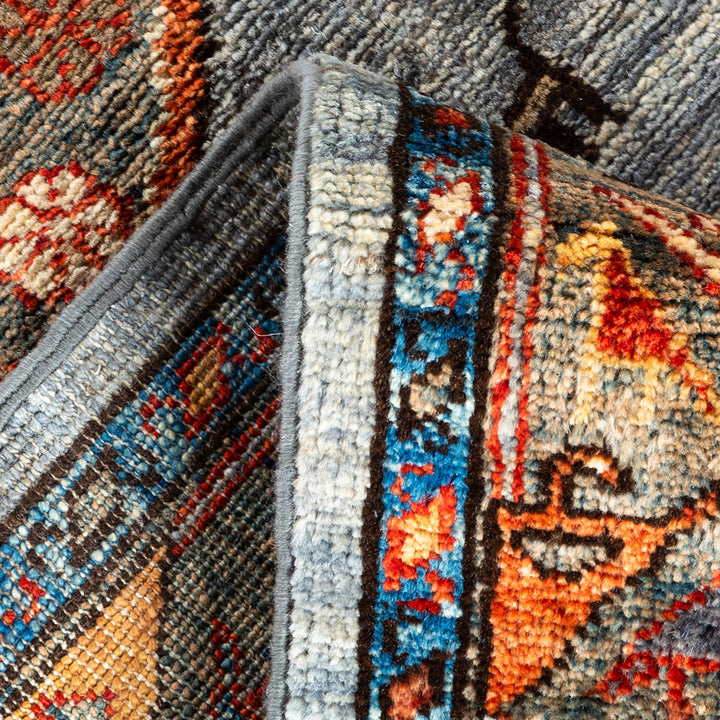 Serapi, One-of-a-Kind Hand-Knotted Runner Rug - Gray, 2' 10" x 15' 9" Default Title