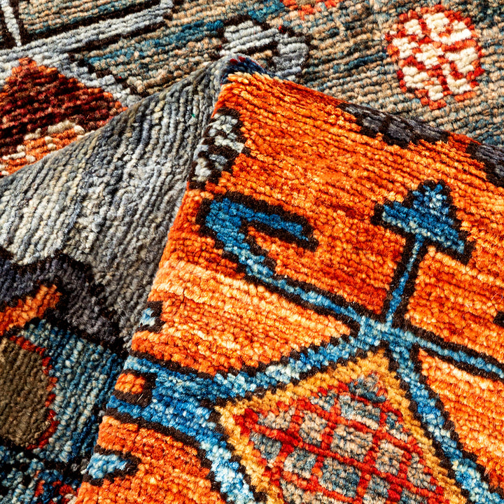 Serapi, One-of-a-Kind Hand-Knotted Runner Rug - Gray, 2' 10" x 15' 9" Default Title