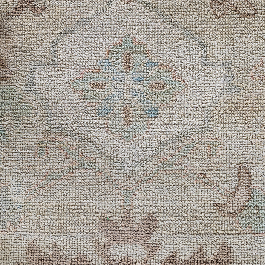 Oushak, One-of-a-Kind Hand-Knotted Area Rug - Ivory, 8' 10" x 11' 11" Default Title