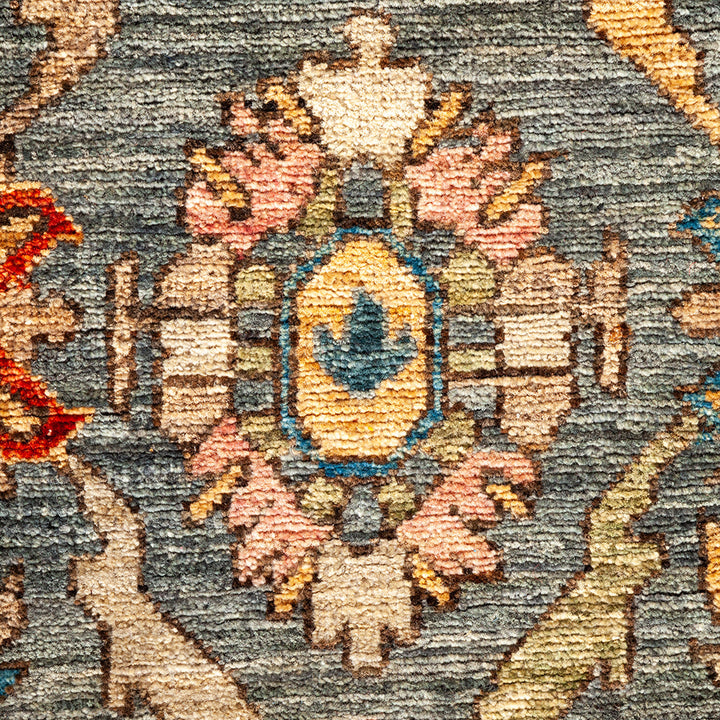 Serapi, One-of-a-Kind Hand-Knotted Runner Rug - Gray, 2' 10" x 9' 10" Default Title