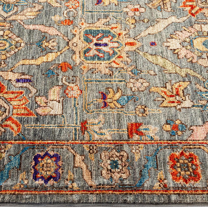 Serapi, One-of-a-Kind Hand-Knotted Runner Rug - Gray, 2' 10" x 9' 10" Default Title