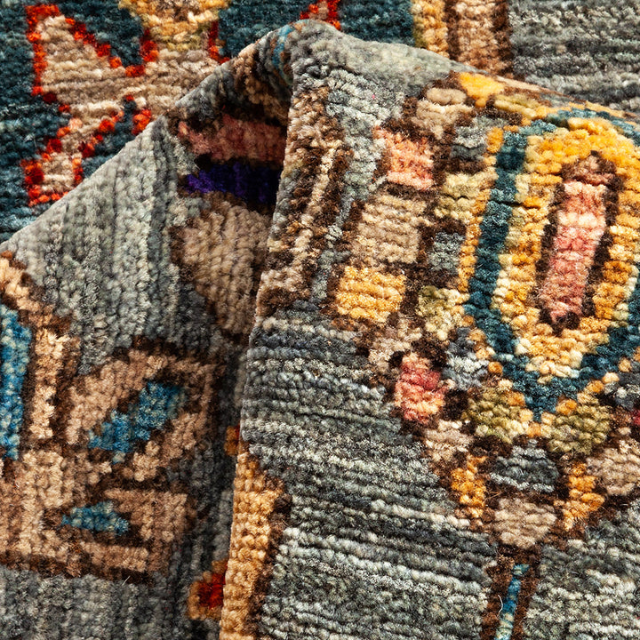 Serapi, One-of-a-Kind Hand-Knotted Runner Rug - Gray, 2' 10" x 9' 10" Default Title