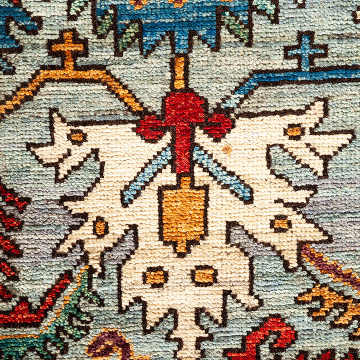 Serapi, One-of-a-Kind Hand-Knotted Runner Rug - Gray, 2' 7" x 12' 0" Default Title