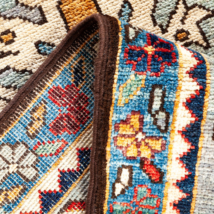 Serapi, One-of-a-Kind Hand-Knotted Runner Rug - Gray, 2' 7" x 12' 0" Default Title