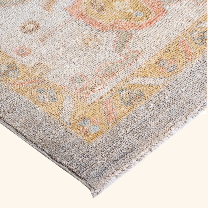 Oushak, One-of-a-Kind Hand-Knotted Area Rug - Gray, 8' 9" x 11' 8" Default Title