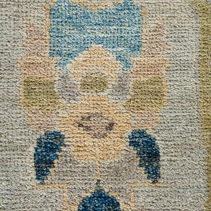 Oushak, One-of-a-Kind Hand-Knotted Runner Rug - Brown, 5' 10" x 9' 0" Default Title