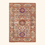Serapi, One-of-a-Kind Hand-Knotted Area Rug - Yellow, 3' 4" x 4' 10" Default Title