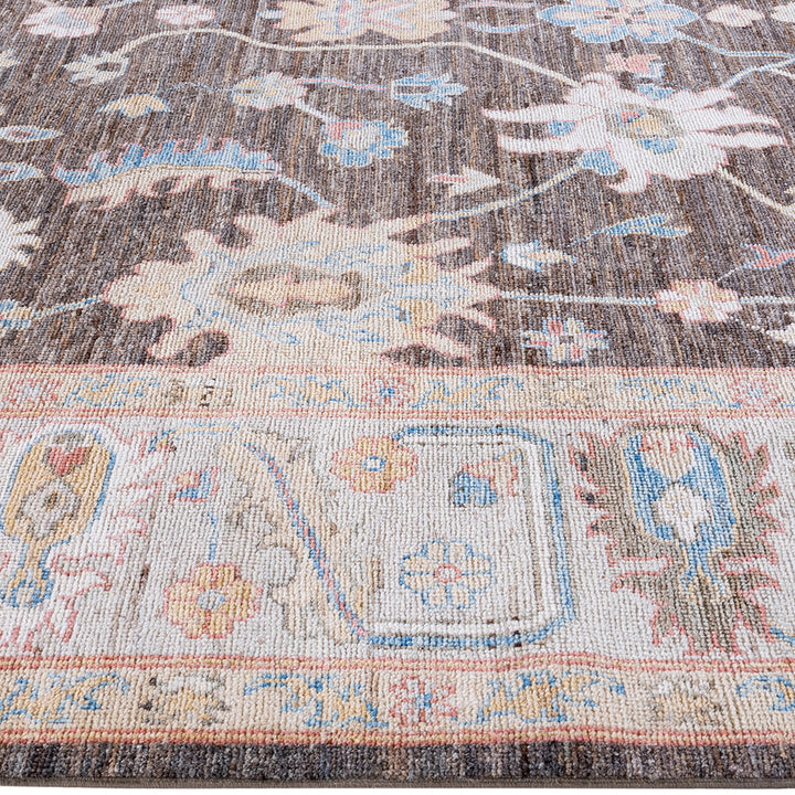 Oushak, One-of-a-Kind Hand-Knotted Area Rug - Beige, 9' 2" x 11' 11" Default Title