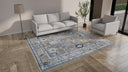 Grey Traditional Wool Rug - 8'1" x 9'10"