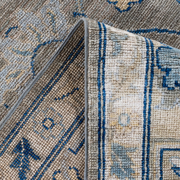 Oushak, One-of-a-Kind Hand-Knotted Area Rug - Gray, 8' 1" x 9' 10" Default Title