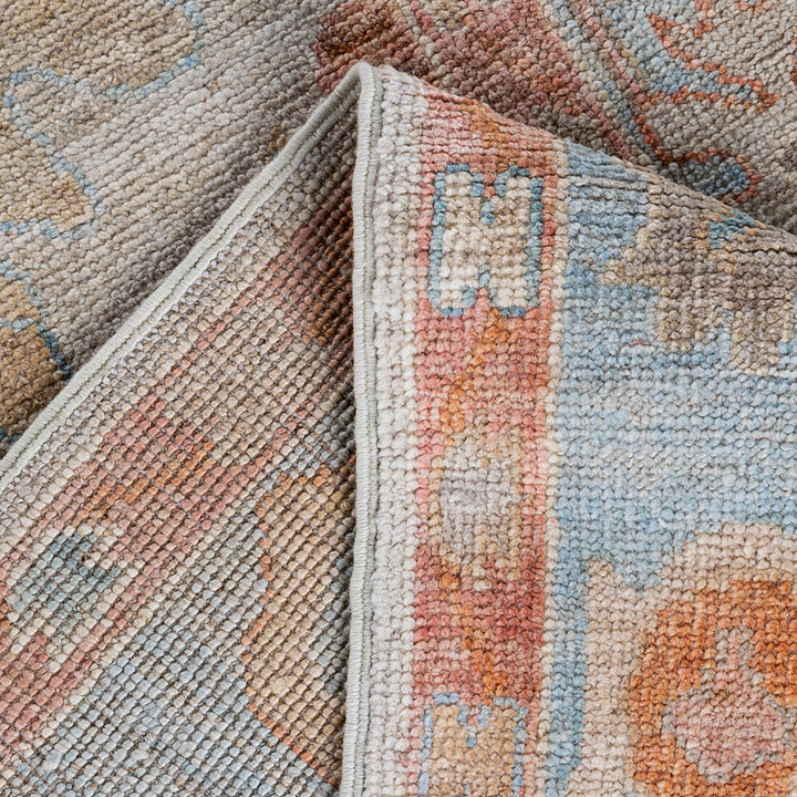 Oushak, One-of-a-Kind Hand-Knotted Runner Rug - Ivory, 2' 9" x 13' 8" Default Title