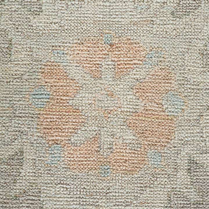 Oushak, One-of-a-Kind Hand-Knotted Runner Rug - Ivory, 9' 2" x 11' 9" Default Title