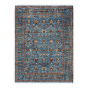 Tribal, One-of-a-Kind Hand-Knotted Runner Rug - Blue, 8' 10" x 11' 9" Default Title