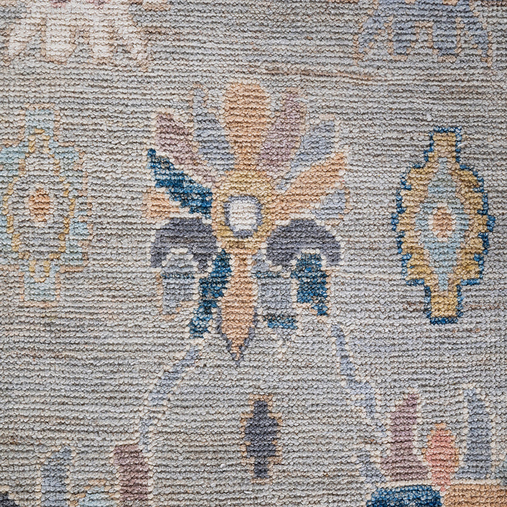 Oushak, One-of-a-Kind Hand-Knotted Runner Rug - Ivory, 2' 7" x 19' 1" Default Title