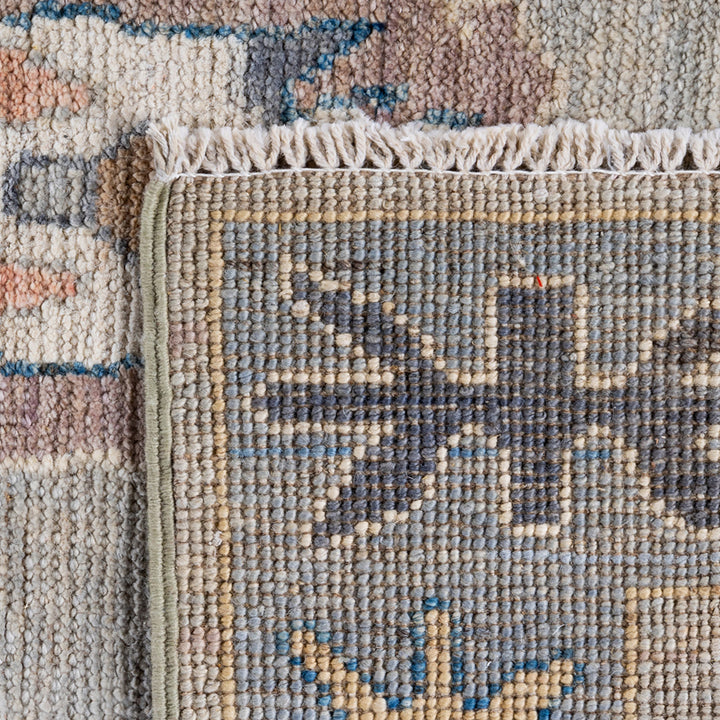 Oushak, One-of-a-Kind Hand-Knotted Runner Rug - Ivory, 2' 7" x 19' 1" Default Title