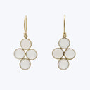 moonstone cluster earrings Default Title