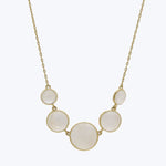 rainbow moonstone round inline necklace Default Title