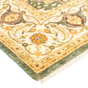 Mogul, One-of-a-Kind Hand-Knotted Area Rug - Green, 4' 2" x 4' 4" Default Title