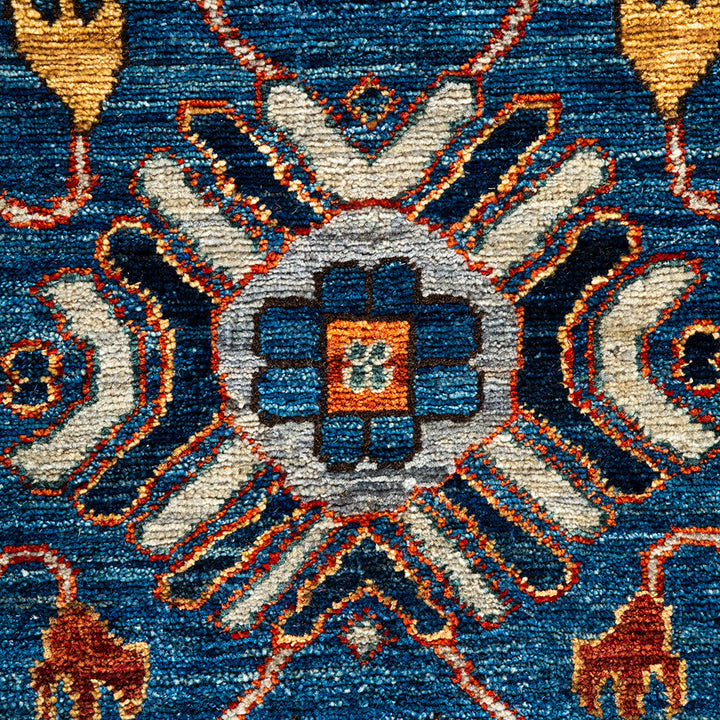 Serapi, One-of-a-Kind Hand-Knotted Area Rug - Blue, 5' 1" x 6' 10" Default Title