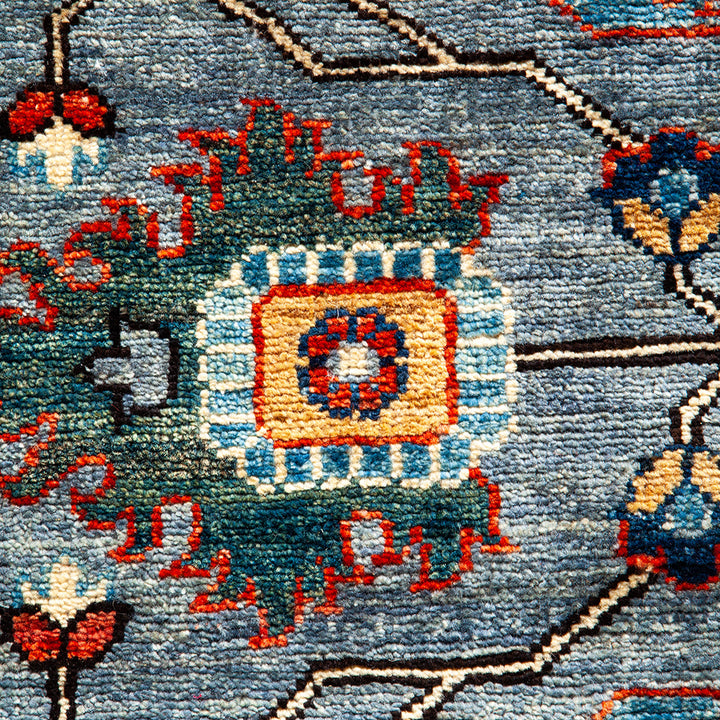 Serapi, One-of-a-Kind Hand-Knotted Area Rug - Gray, 4' 0" x 5' 10" Default Title