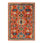 Serapi, One-of-a-Kind Hand-Knotted Area Rug - Red, 3' 3" x 4' 9" Default Title