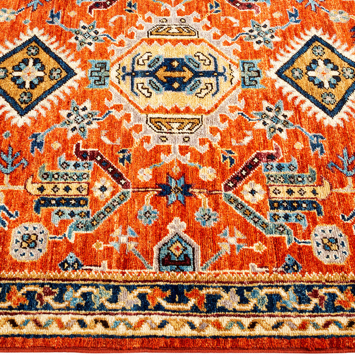 Serapi, One-of-a-Kind Hand-Knotted Area Rug - Red, 3' 3" x 4' 9" Default Title