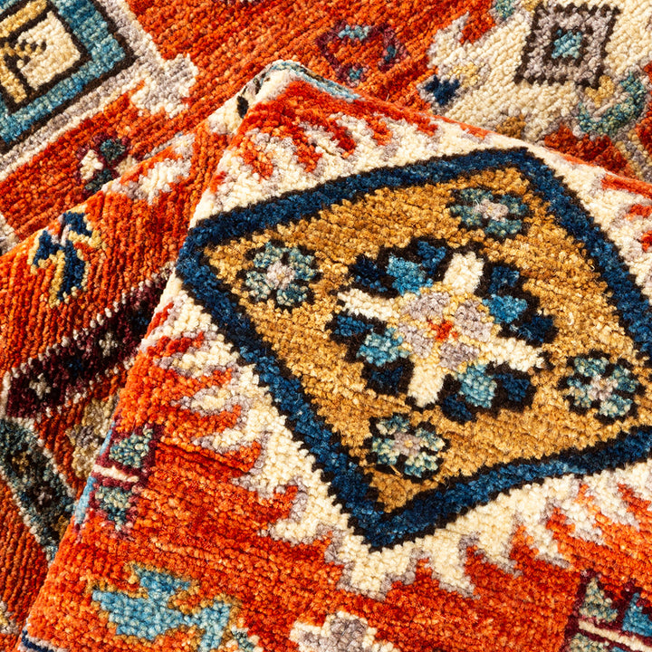 Serapi, One-of-a-Kind Hand-Knotted Area Rug - Red, 3' 3" x 4' 9" Default Title