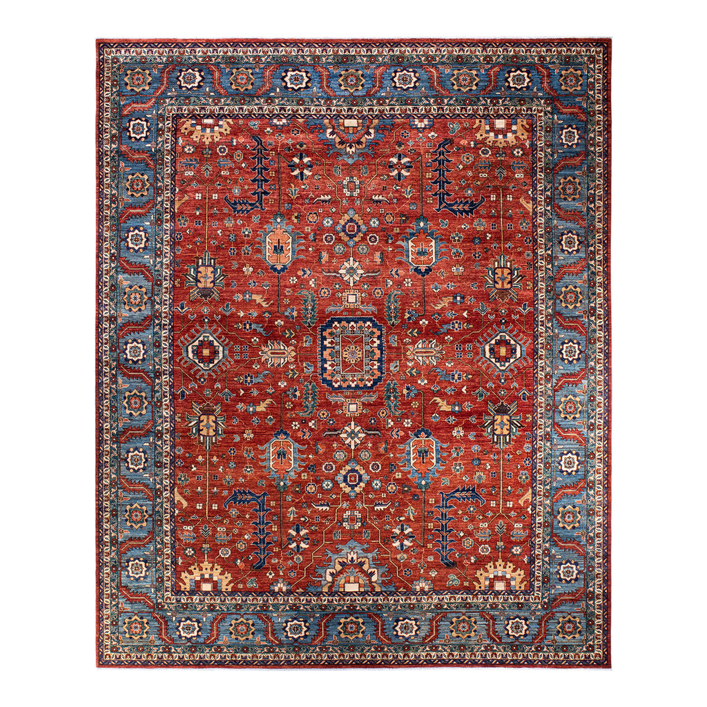 Serapi, One-of-a-Kind Hand-Knotted Area Rug - Red, 11' 10" x 14' 6" Default Title