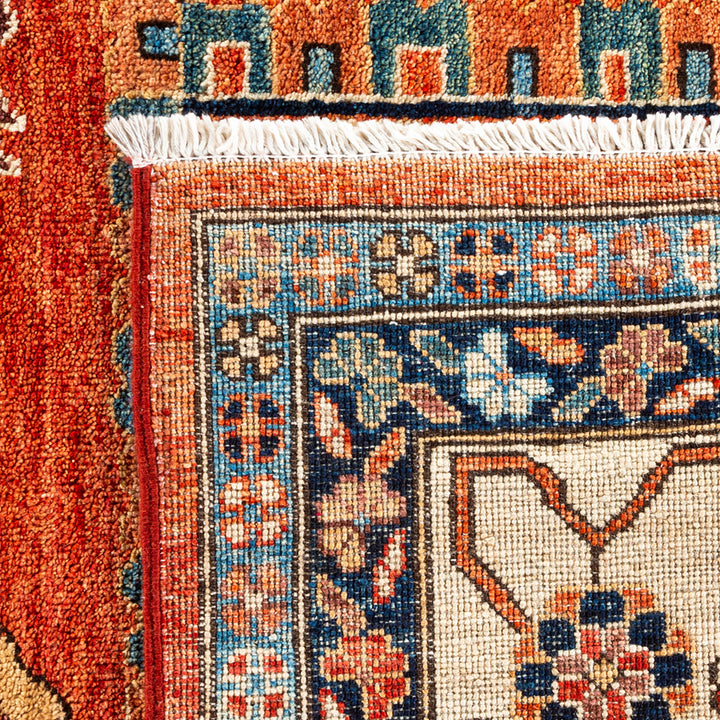 Serapi, One-of-a-Kind Hand-Knotted Runner Rug - Red, 12' 0" x 17' 7" Default Title