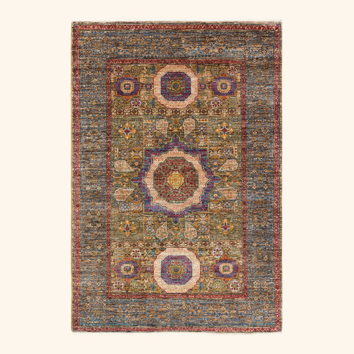 Serapi, One-of-a-Kind Hand-Knotted Area Rug - Beige, 3' 4" x 4' 11" Default Title