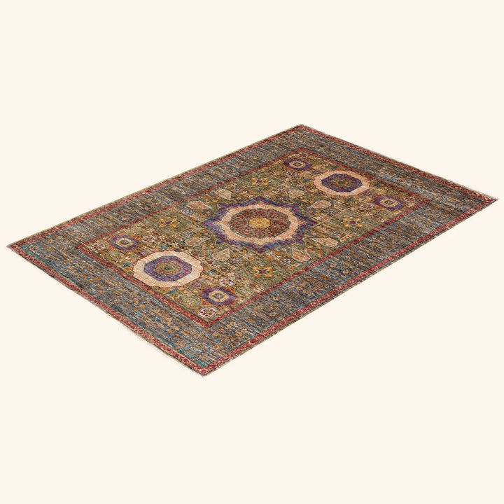 Serapi, One-of-a-Kind Hand-Knotted Area Rug - Beige, 3' 4" x 4' 11" Default Title