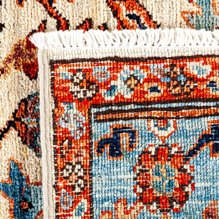 Serapi, One-of-a-Kind Hand-Knotted Runner Rug - Ivory, 4' 11" x 7' 7" Default Title