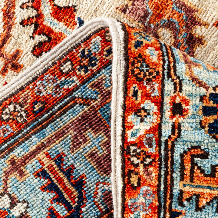 Serapi, One-of-a-Kind Hand-Knotted Runner Rug - Ivory, 4' 11" x 7' 7" Default Title