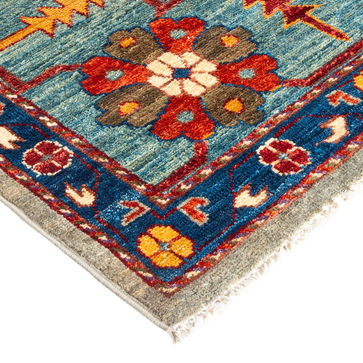 Serapi, One-of-a-Kind Hand-Knotted Runner Rug - Gray, 9' 8" x 13' 5" Default Title