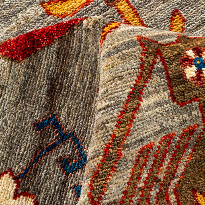 Serapi, One-of-a-Kind Hand-Knotted Runner Rug - Gray, 9' 8" x 13' 5" Default Title