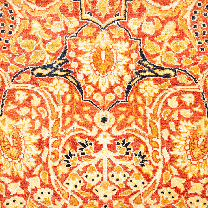 Mogul, One-of-a-Kind Hand-Knotted Area Rug - Orange, 8' 1" x 8' 1" Default Title