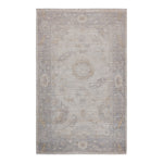 Oushak, One-of-a-Kind Hand-Knotted Area Rug - Ivory, 3' 1" x 4' 10" Default Title